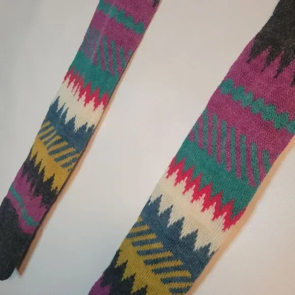 Colorful Knit Leg Warmers - Picture 4 of 6